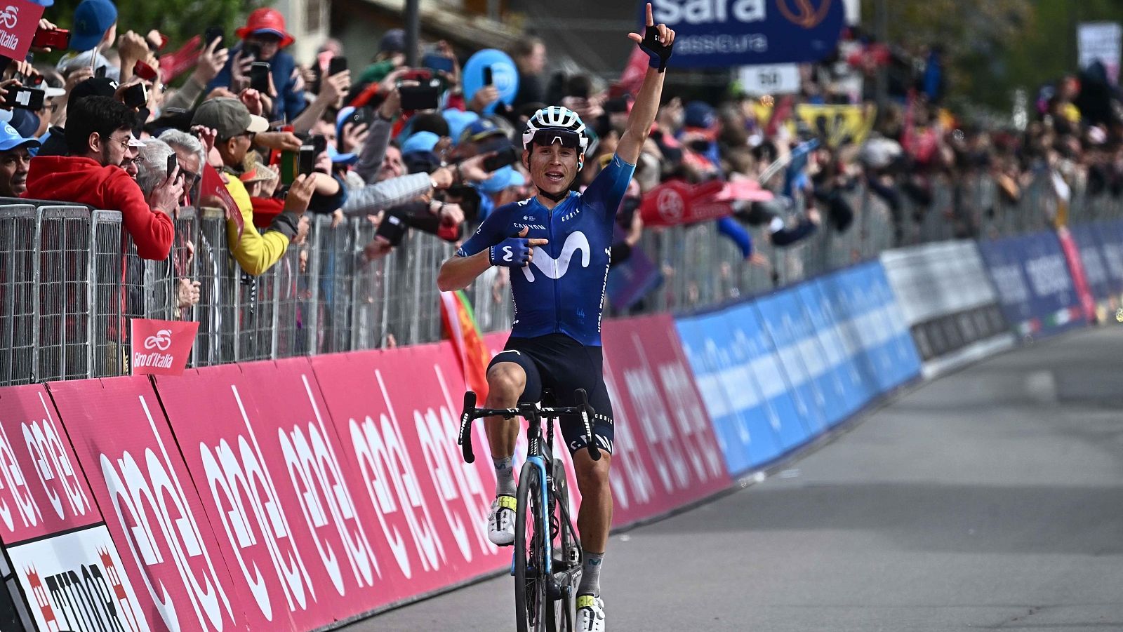 Giro Italia 2023 | Victoria de Einer Rubio (Movistar) en Crans Montana