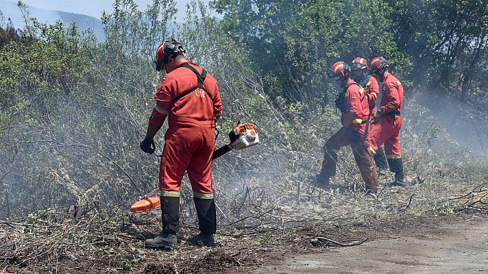 Fin de semana 24h - El incendio en Las Hurdes pierde intensidad tras amainar el viento