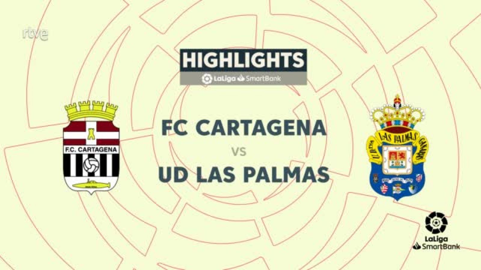 Cartagena - Las Palmas: resumen del partido de la 41ª jornada de Liga | Segunda