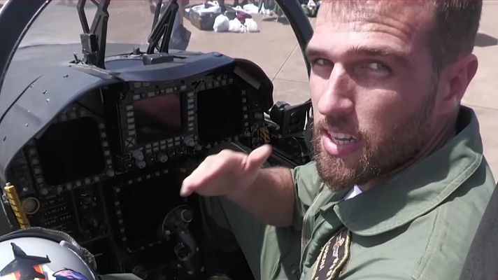 Fin de semana 24h - Fuera de peligro el piloto del F-18 accidentado en Zaragoza