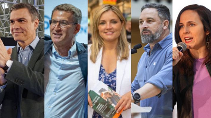 Telediario Fin de Semana - Los partidos piden el voto en el último domingo de campaña