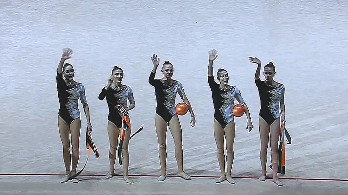 Gimnasia rítmica - Campeonato de Europa. Final conjuntos