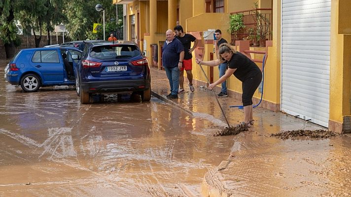 La hora de La 1 - Alcaldesa de Cartagena, Murcia: "Las lluvias han dejado una acumulación por encima de los 100 litros"