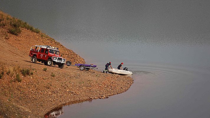 Telediario 1 - Se reanuda la búsqueda de Madeleine McCann en el embalse de Arade