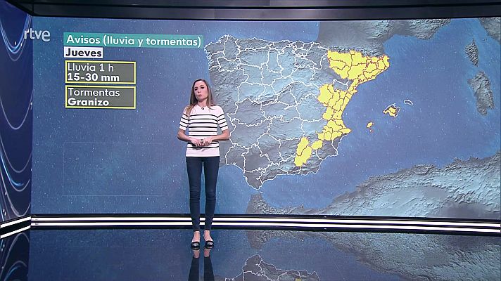 El tiempo - Tormentas persistentes en puntos del sureste peninsular