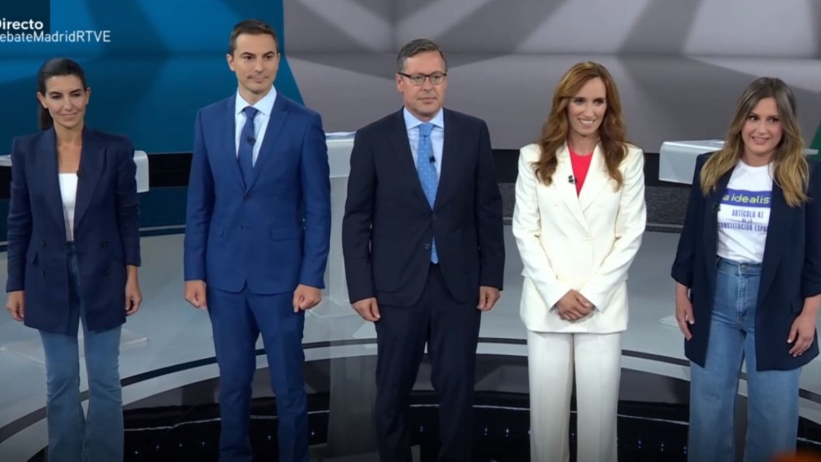 Los candidatos de la Comunidad de Madrid al 28M presentan sus proyectos en el minuto inicial