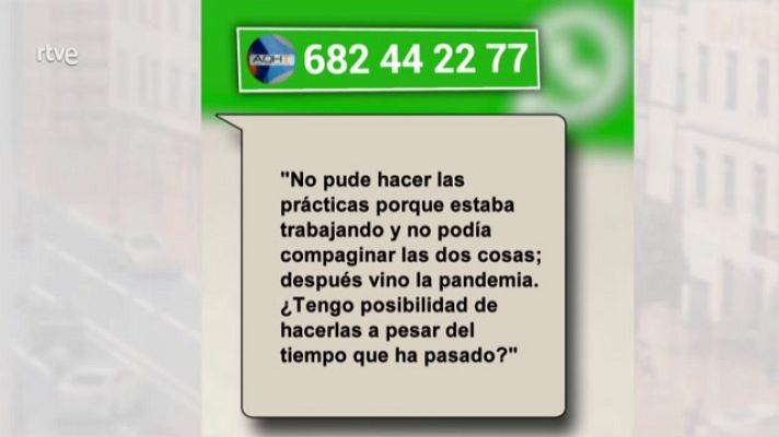 Aquí hay trabajo - Cuánto tiempo tienes para hacer tus prácticas