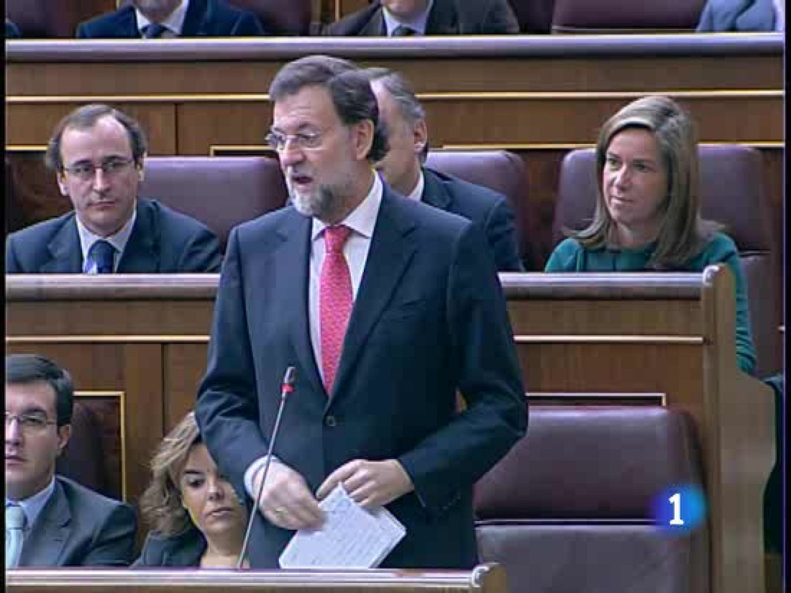 Rodríguez Zapatero y Mariano Rajoy han tenido hoy en el Congreso su primer cara a cara del año | Ver