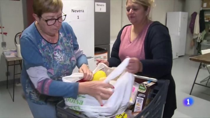 L'Informatiu - El Banc dels Aliments de Barcelona redueix en gairebé un 20% els lots de menjar
