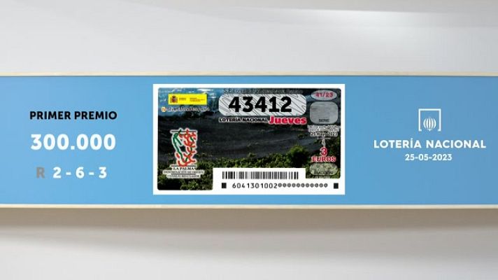 SELAE - Sorteo de la Lotería Nacional del 25/05/2023