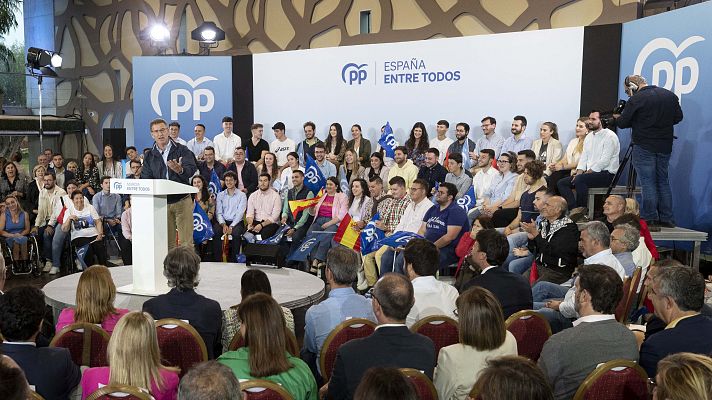 Telediario 2 - Más de un milón de jóvenes votarán en estos comicios por primera vez