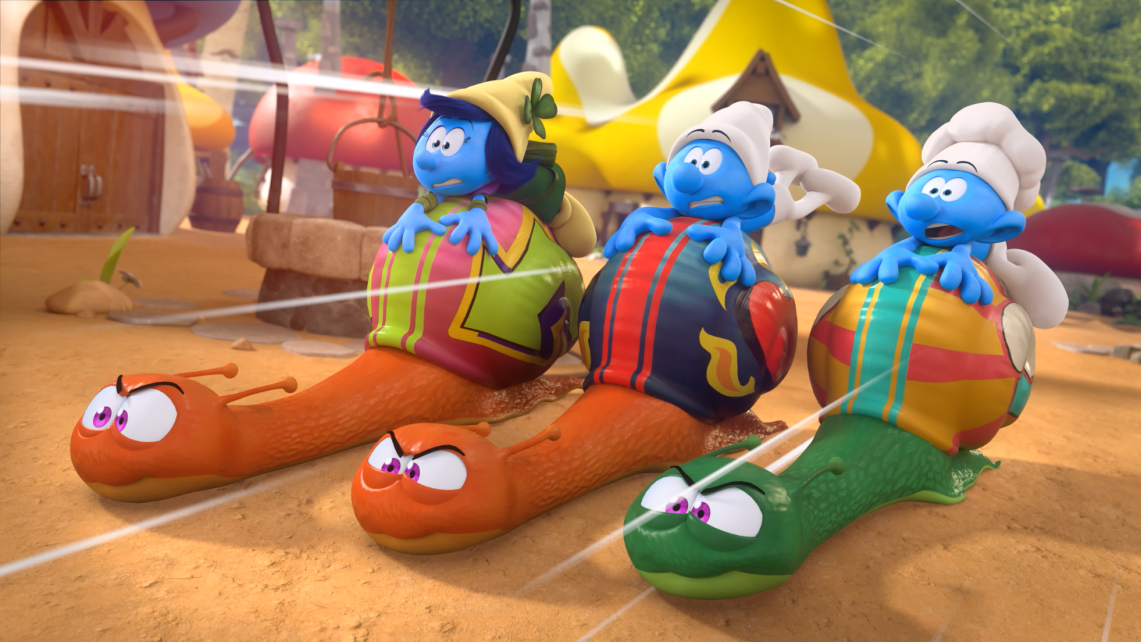 Carrera de caracoles - Los pitufos | Ver