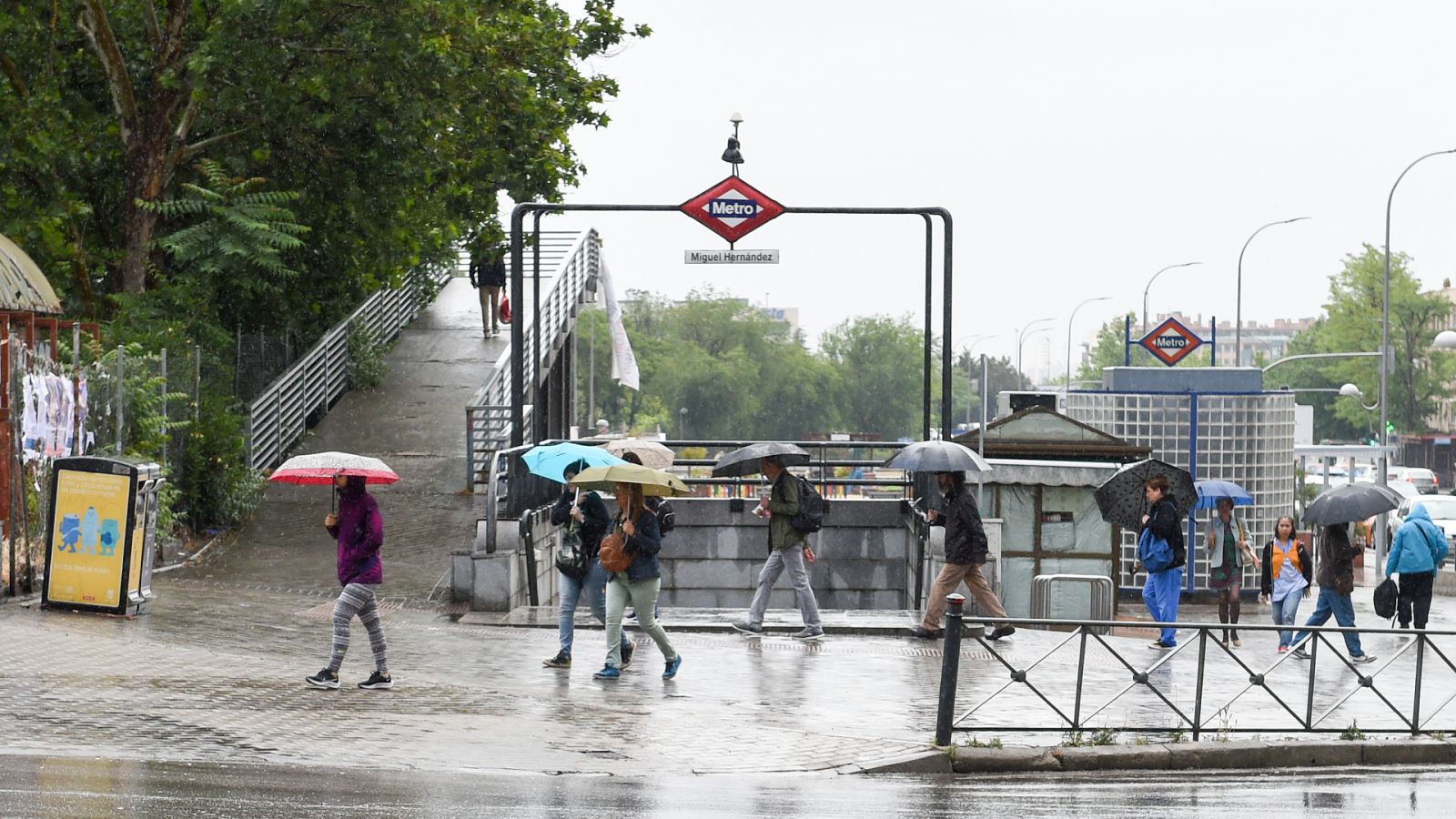 Chubascos y tormentas en el centro peninsular y Levante