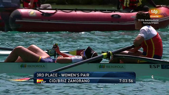  - Aina Cid y Esther Briz ganan el bronce en el Campeonato de Europa de remo