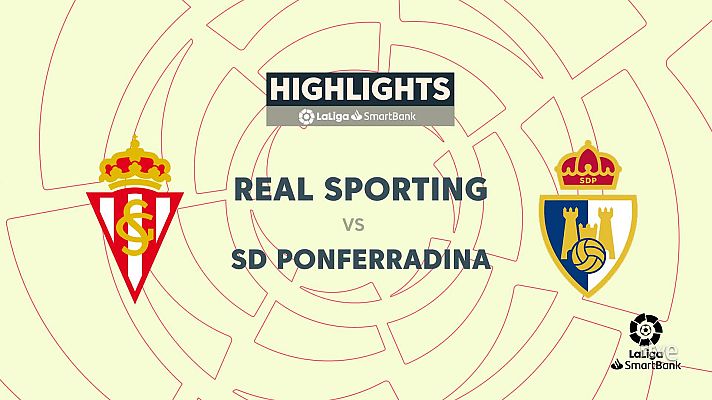 Resúmenes de LaLiga - Sporting - Ponferradina: resumen del partido. 42ª jornada