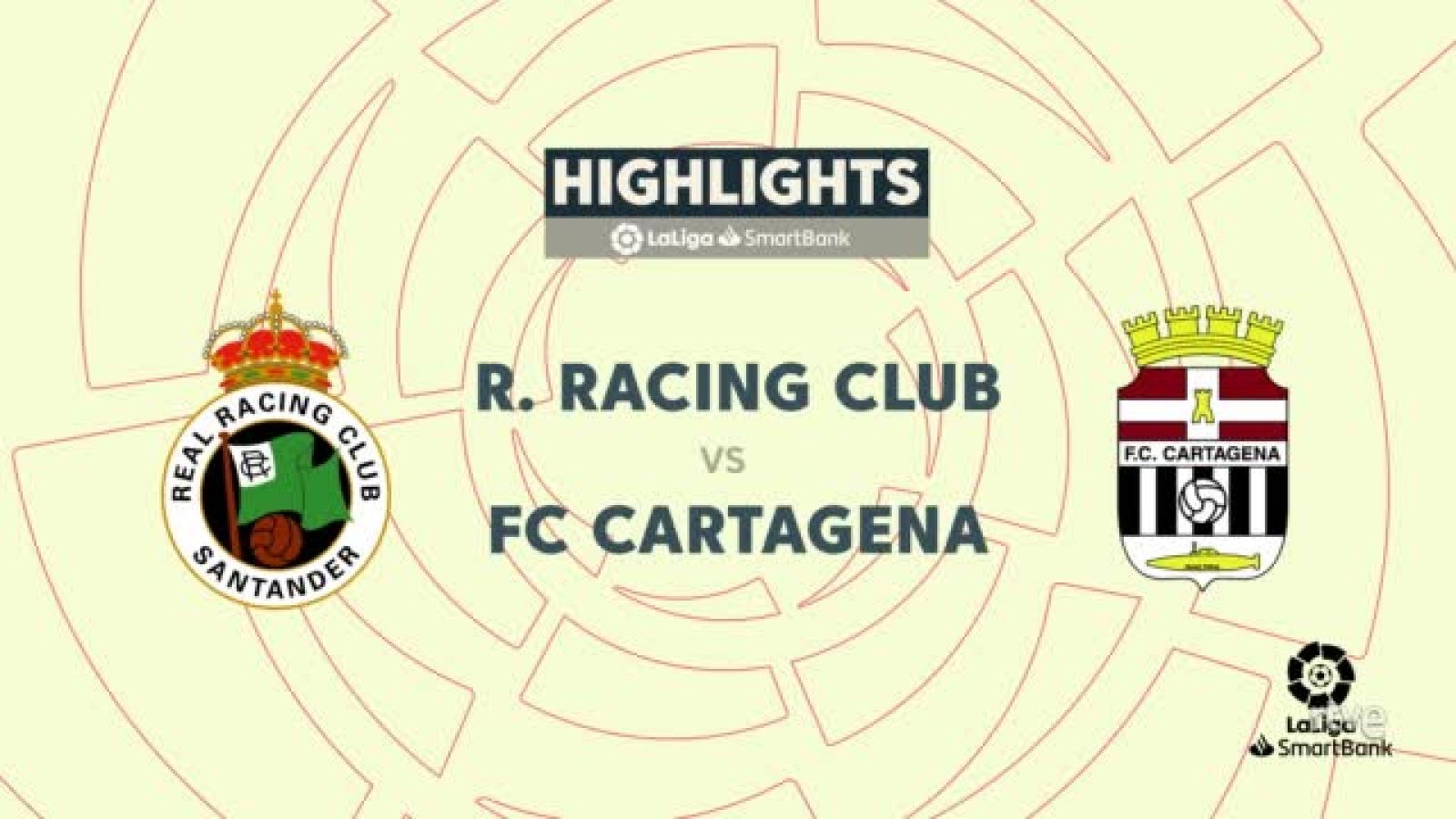 Racing - Cartagena: resumen del partido de la 42ª jornada de Segunda -- Ver ahora