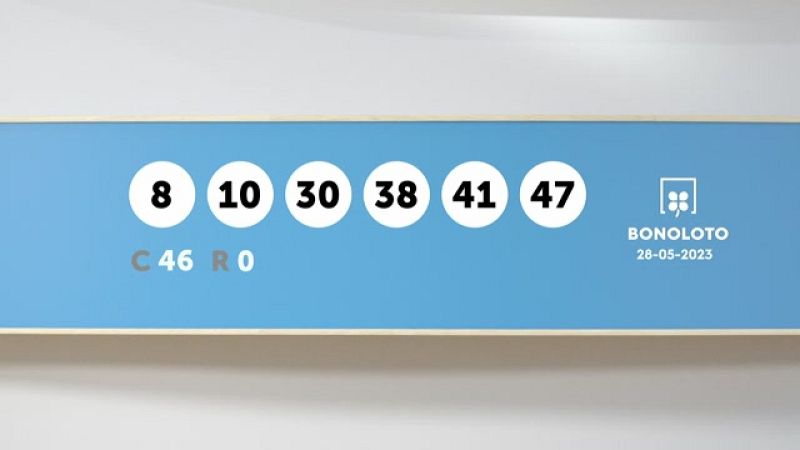 Sorteo de la Lotería Bonoloto del 28/05/2023 - Ver ahora