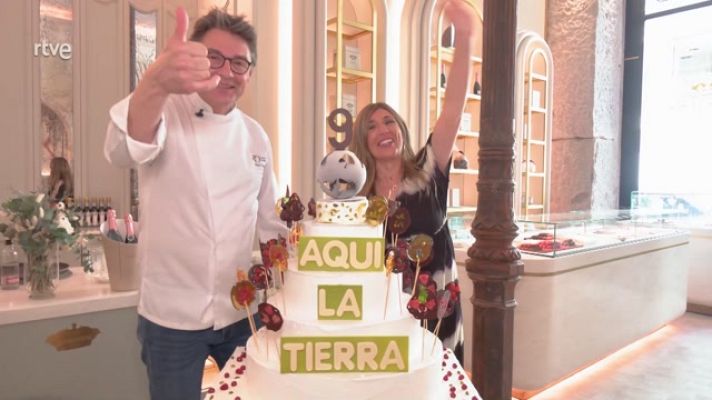 Aquí la Tierra - Receta de tarta de cumpleaños