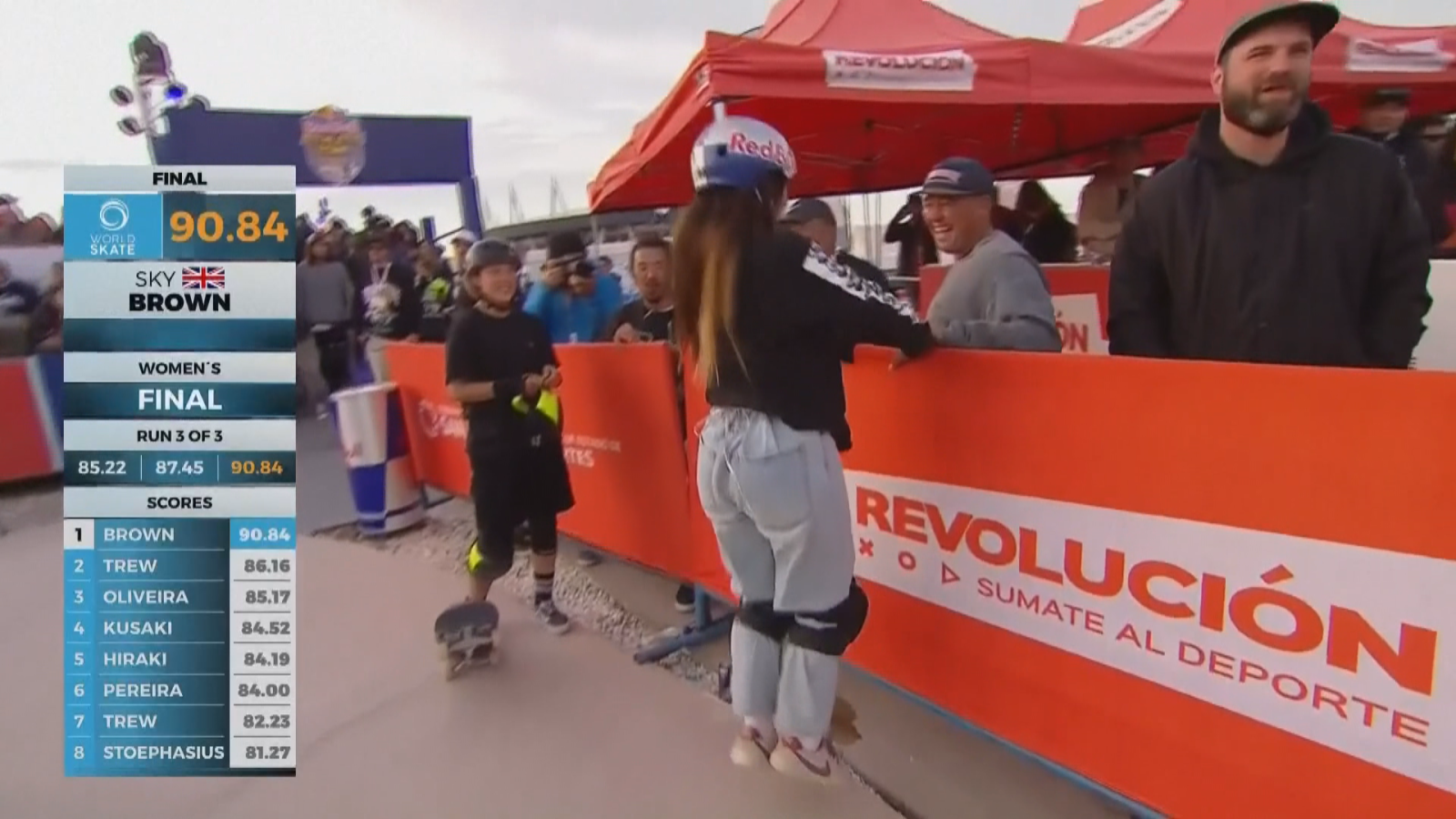 Skate | Sky Brown sorprende en el World Skateboarding Tour