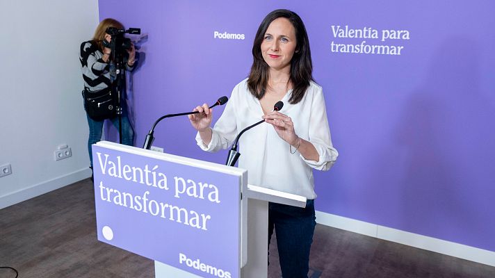 Telediario 2 - Podemos trata de pactar con Sumar de cara a las elecciones generales