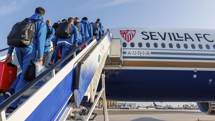 Telediario Matinal - El Sevilla viaja con todo a Budapest
