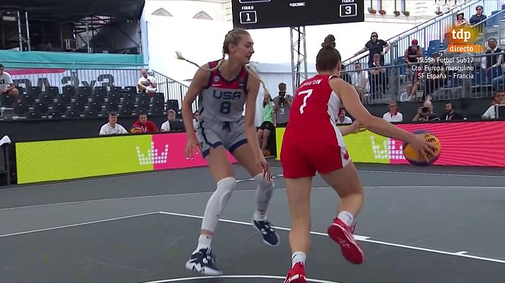 Baloncesto en RTVE - Baloncesto 3x3 - Copa del Mundo: EE.UU. - Canadá (F)