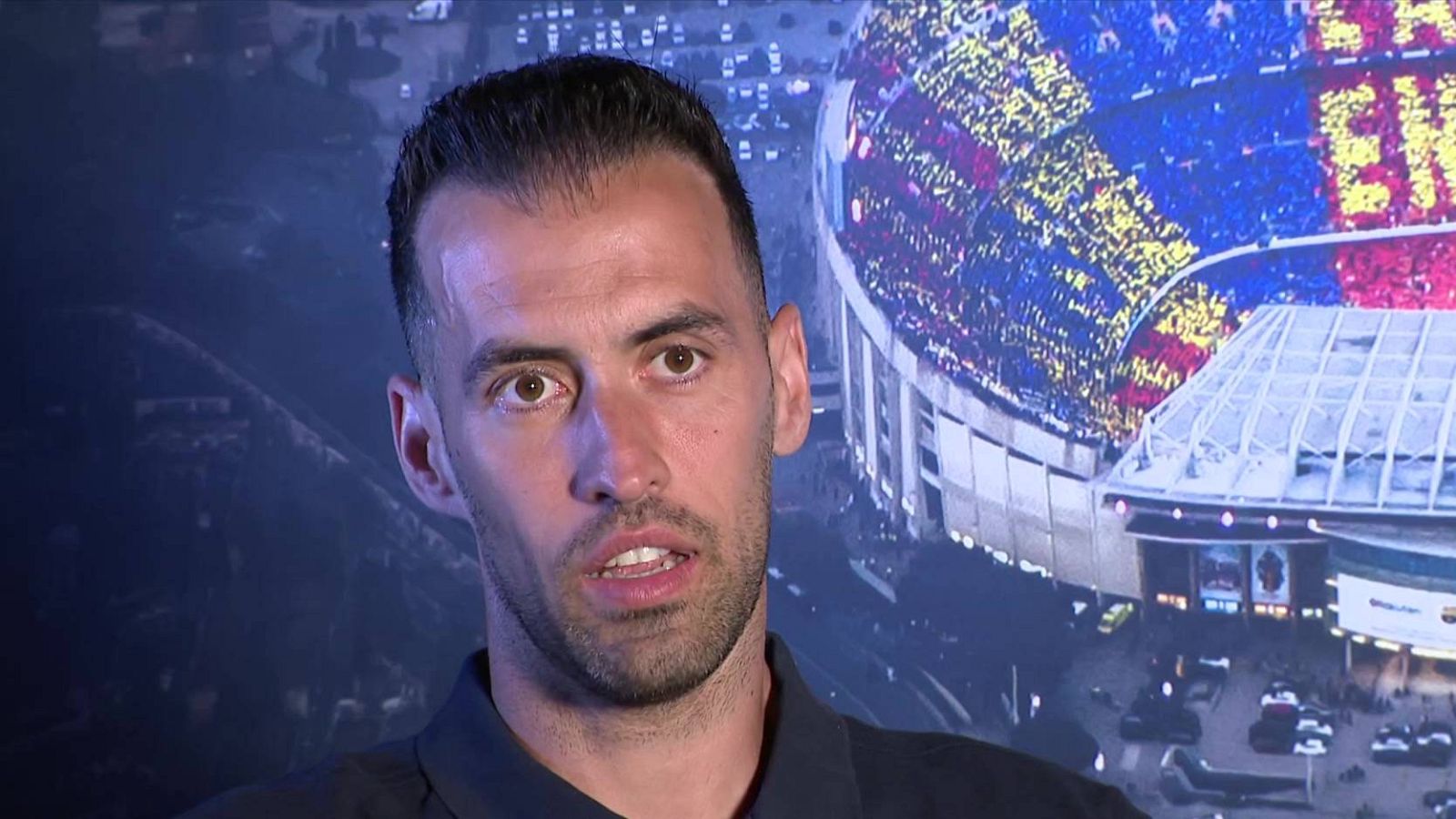 Sergio Busquets, a RTVE: "Quería marcharme de aquí sintiéndome importante en el campo" - ver ahora