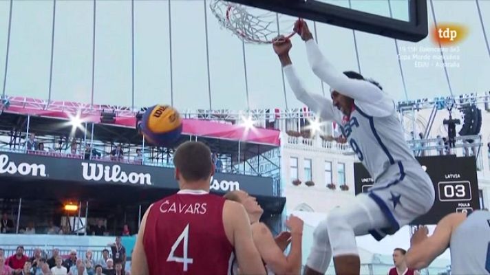 Baloncesto en RTVE - Baloncesto 3x3 - Copa del Mundo: EE.UU - Letonia (M)