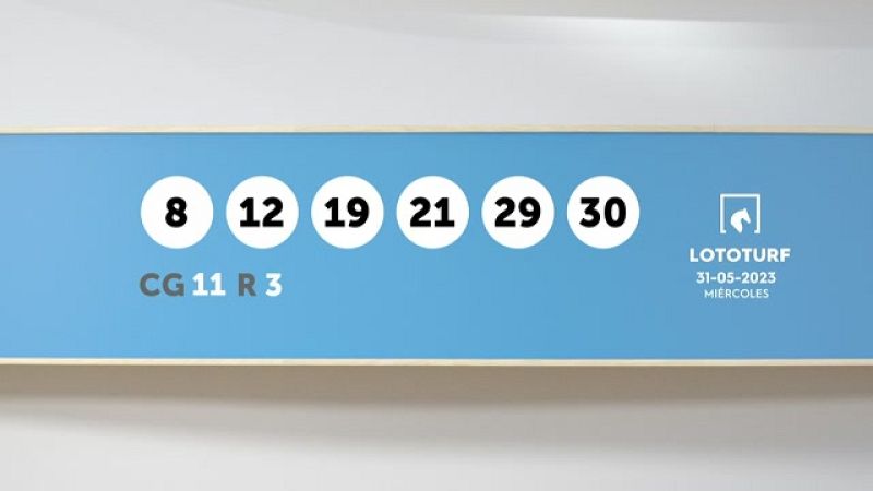 Sorteo de la Lotería Lototurf del 31/05/2023 - Ver ahora