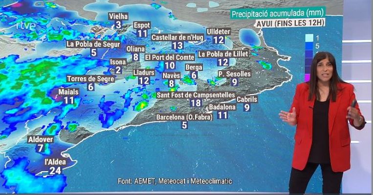 El temps - El juny s'estrena amb ruixats, tempestes i fresca