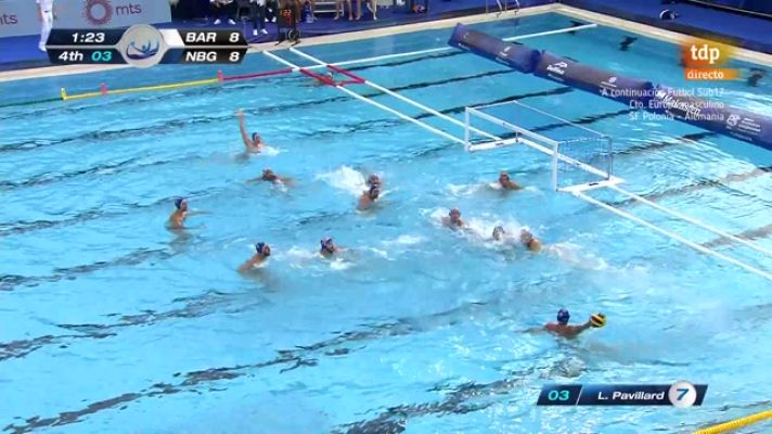 Waterpolo - El Barceloneta resistió los embistes del Novi Beograd hasta que los penatis le dejaron fuera de la final de la Champions