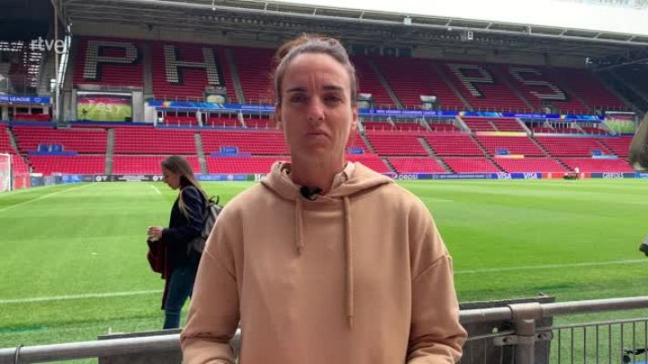 Fútbol - Melanie Serrano, a RTVE: "El éxito del Barça es que cada año mejora"