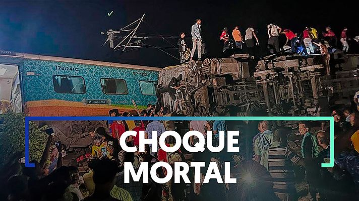  - Una colisión entre dos trenes deja más de 50 muertos y 350 heridos en la India