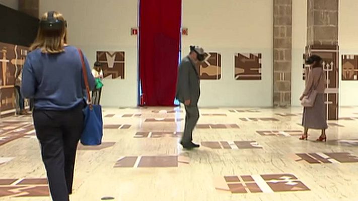 Telediario 2 - 'El último gladiador': Experiencia inmersiva en Barcelona sobre la Pompeya del año 79