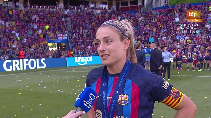 Champions League - Alexia Putellas: 'Ganar la Champions este año era el objetivo desde que acabó la final de Turin el curso pasado''