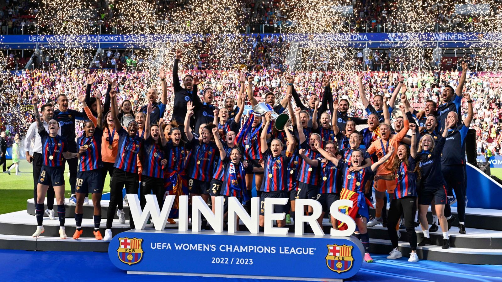 Fútbol - UEFA Champions League femenina. Final FC Barcelona - Wolfsburgo. Entrega de copa y postpartido - ver ahora