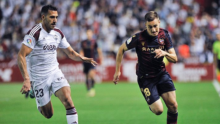 Resúmenes de LaLiga - Albacete - Levante: resumen del partido de ida de semifinales del playoff de ascenso