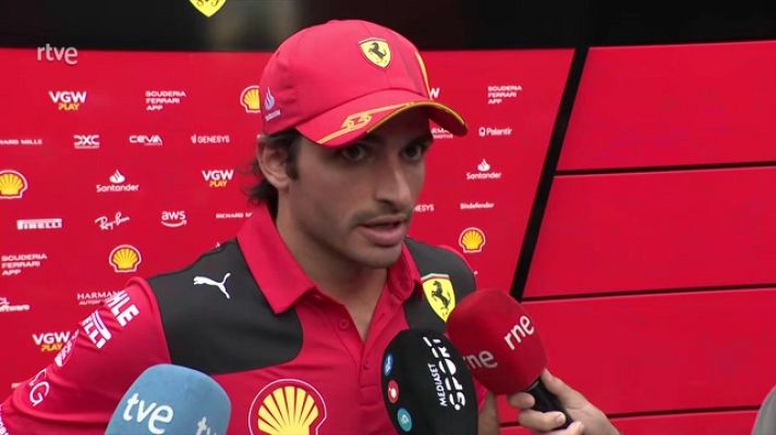  - Carlos Sainz: "Si puedo pasar a Verstappen en la salida pasaré. En la salida o atacas o te atacan"