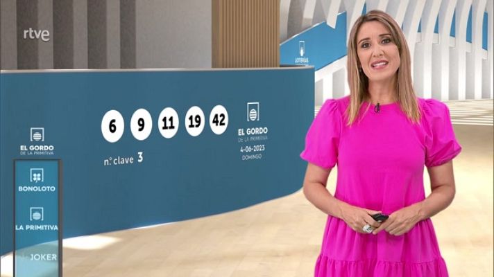 Loterías - Sorteo de la Bonoloto y El Gordo de la Primitiva del 04/06/2023