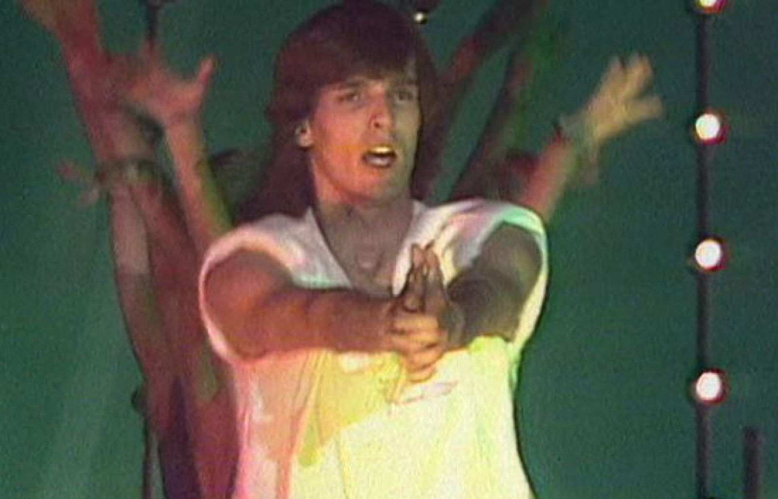 Miguel Bosé en el programa "Fantástico" (1979)