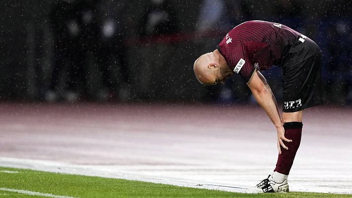 Telediario 1 - Iniesta se despide del Vissel Kobe en un partido homenaje contra el FC Barcelona