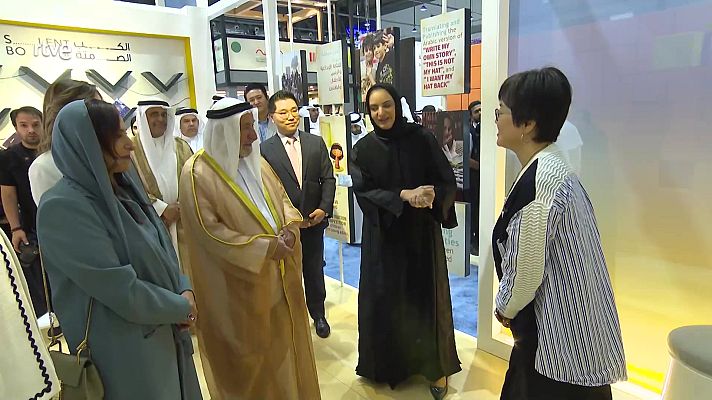 Medina en TVE - Feria del libro infantil de Sharjah