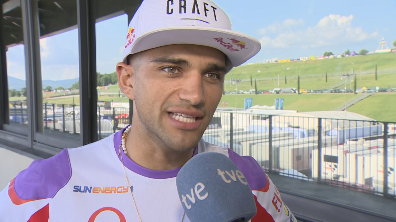 Jorge Martín, a TVE: "Soy uno de los más fuertes para pelear por el Mundial, pero no puedo pensar en eso aún"
