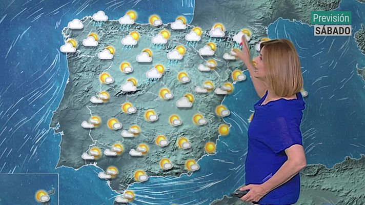 El tiempo - Subida de máximas y lluvias en casi todo el país