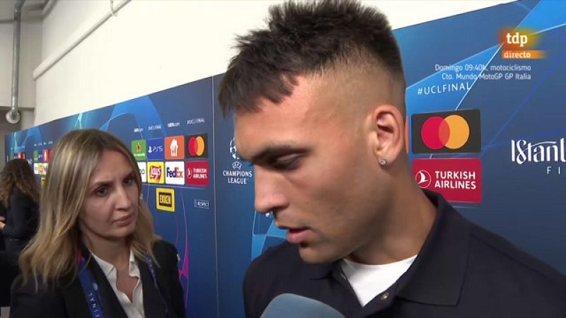 Lautaro Martínez: "Nos faltó muy poco para llevar la copa a Milán"