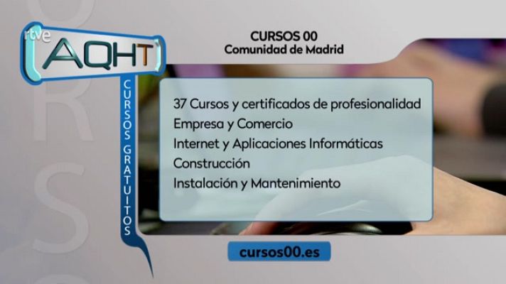 Aquí hay trabajo - 37 cursos y certificados de profesionalidad gratis
