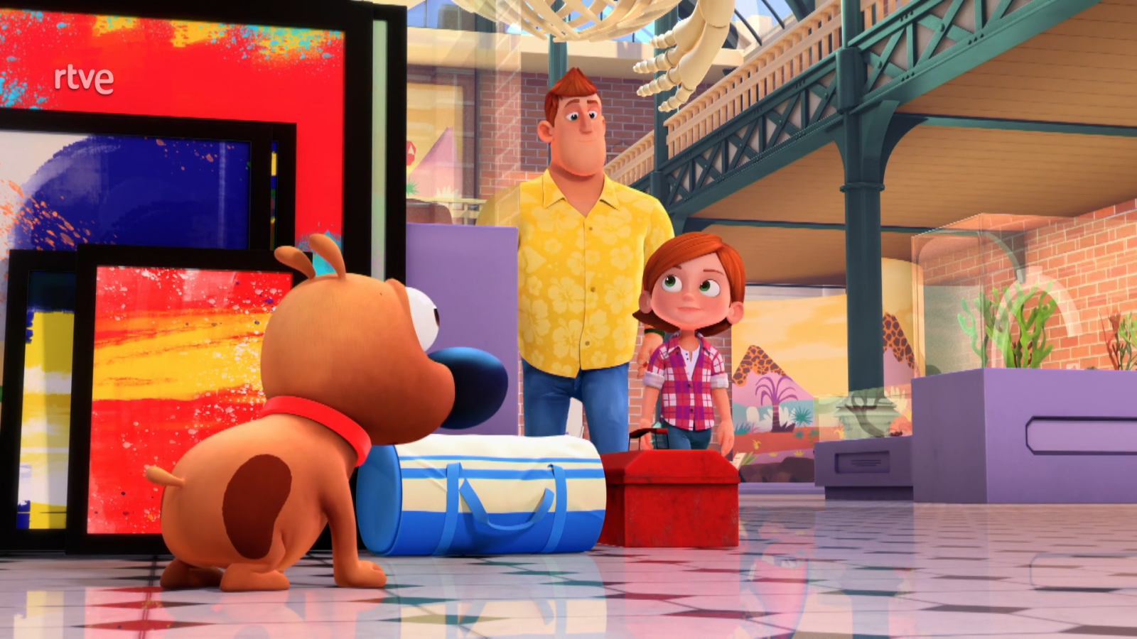 Un día en el museo - Pat el perro | Ver