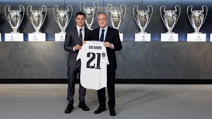 Telediario 1 - Brahim Díaz, en su presentación: "Vuelvo más preparado, con ganas de superarme"