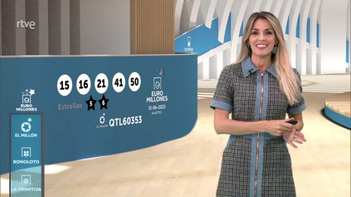 Loterías - Sorteo de la Bonoloto y Euromillones del 13/06/2023