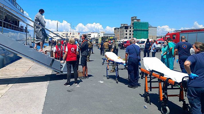 Telediario 1 - Un naufragio frente a costas de Grecia deja al menos 78 migrantes muertos